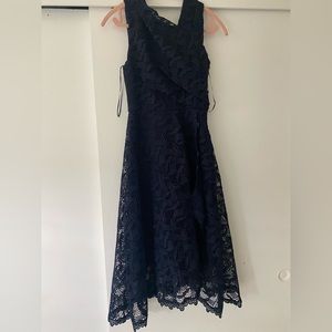 Designer Reiss navy dress NWT